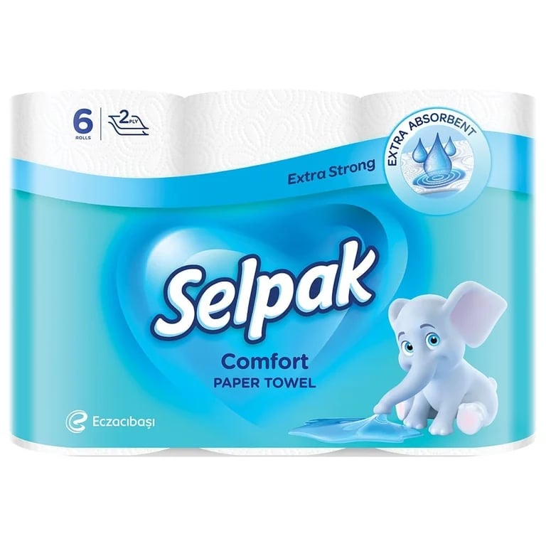 Selpak Comfort Paper Towel 6 Rolls