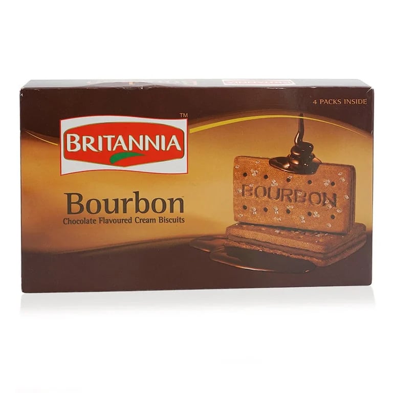 Britannia Bourbon Chocolate Cream Biscuits - 400g
