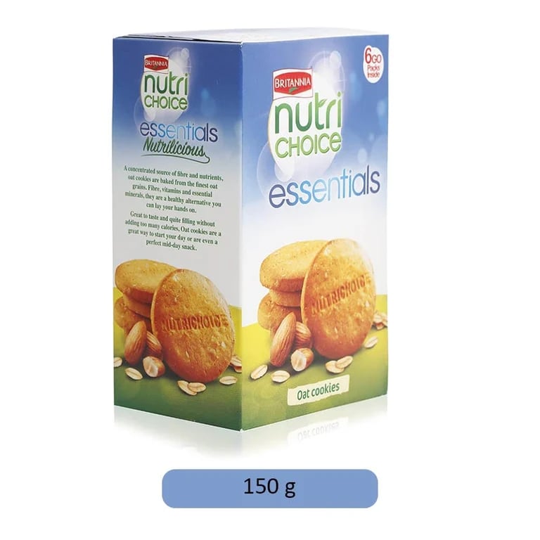 Britannia Nutrichoice Oats Cookies - 150g