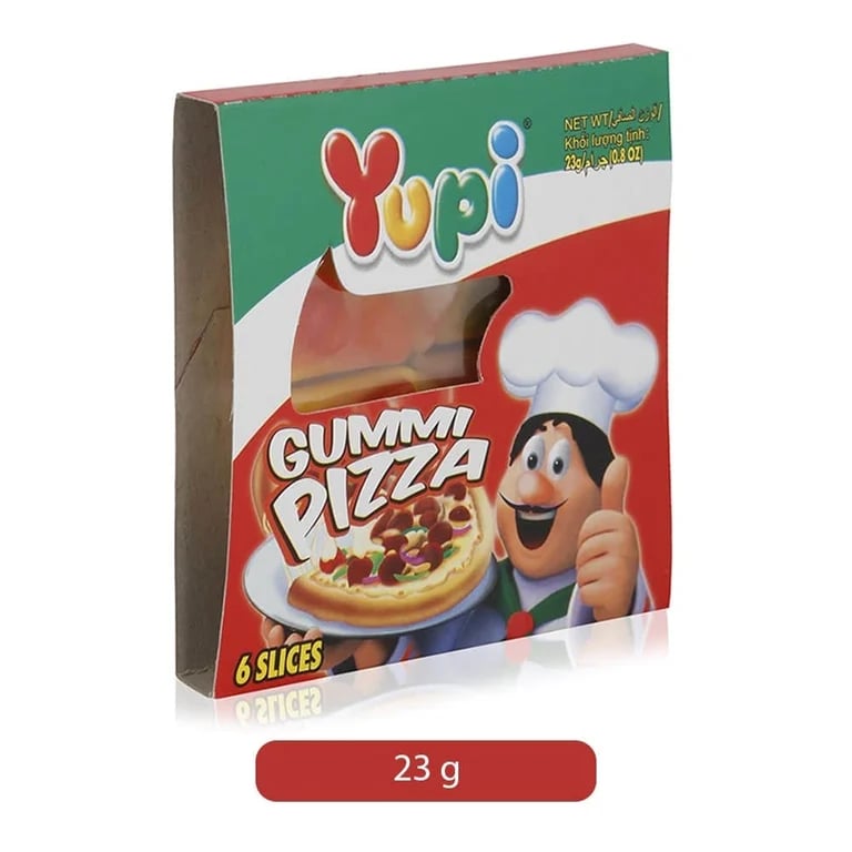 Yupi Gummi Pizza - 6 pieces, 23g