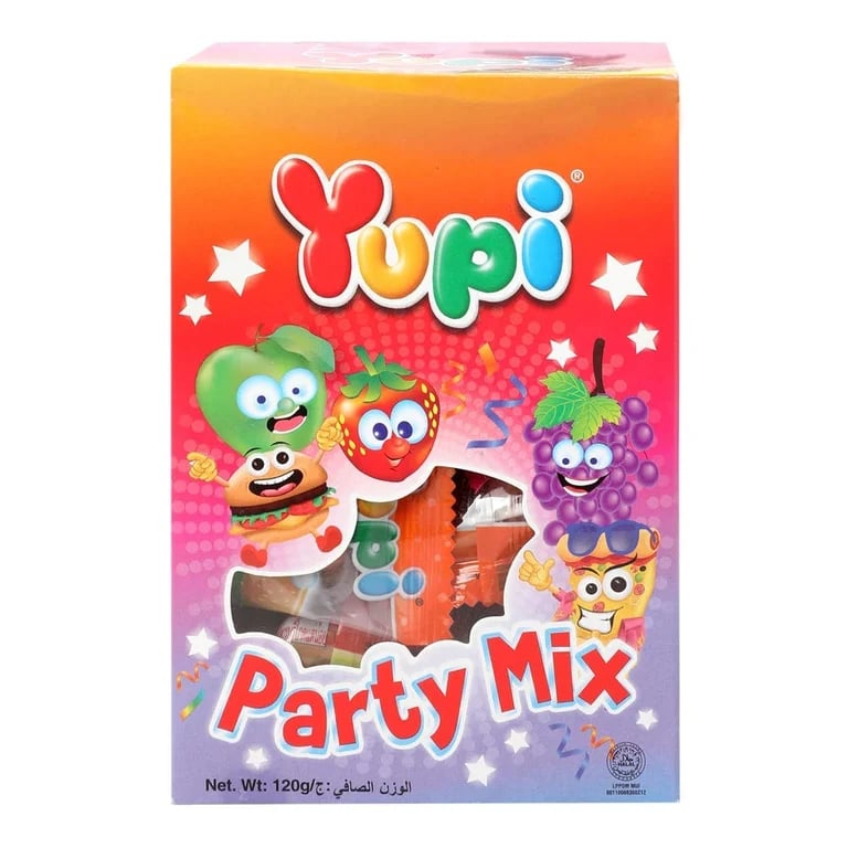 Yupi Party Mix Gummy - 120 g