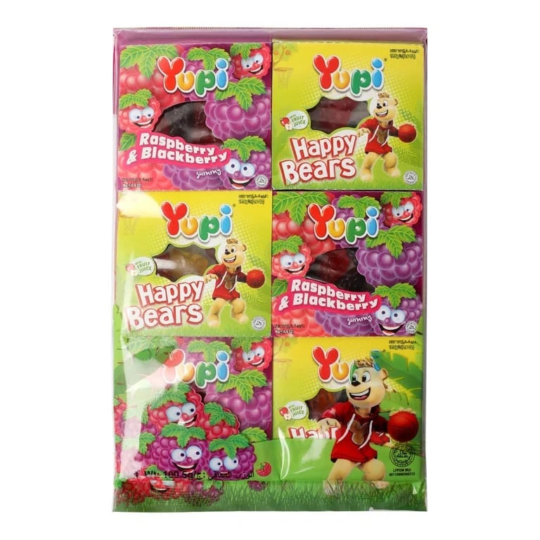 Yupi Bears and Blackberry Gummy - 100 g