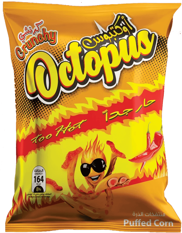 Octopus Chips Too Hot 200g