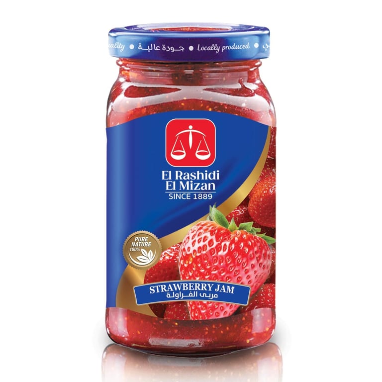 El Rashidi El Mizan Strawberry Jam 340g