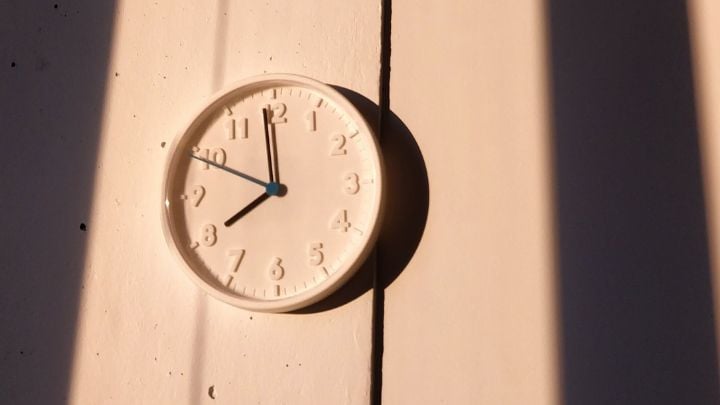 Clock when fasting in women.