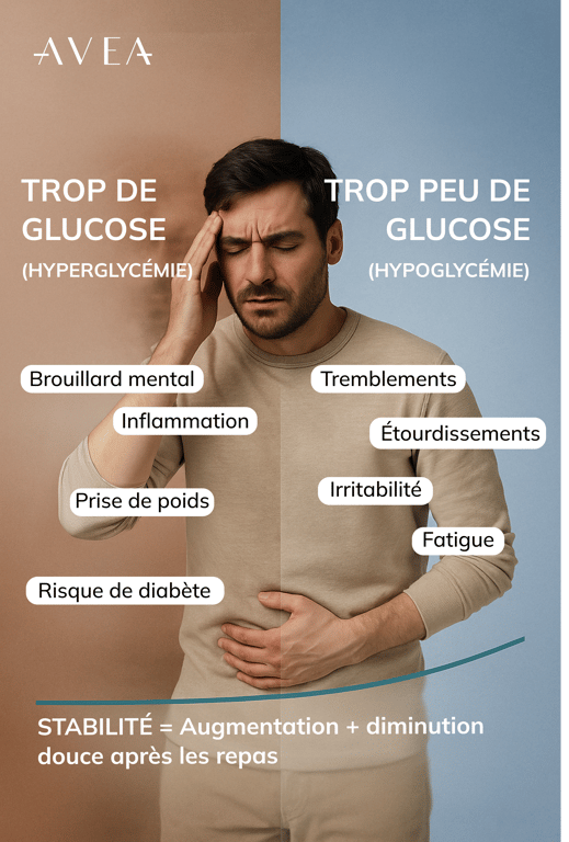 hyperglycémie vs hypoglycémie