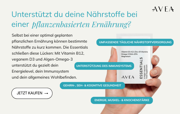 Nahrungsergänzungsmittel für Veganer und Vegetarier: AVEA Essentials