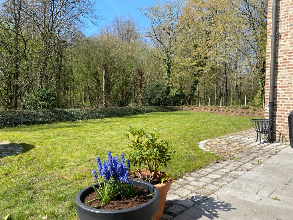 Hoogmolen Verblijf Watermolen Tuin Overzicht · Landgoed De Hoogmolen in Oudsbergen