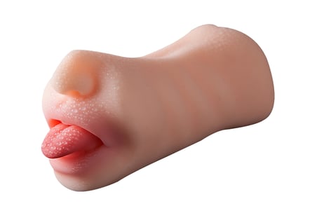 Mouth Masturbator with Tongue