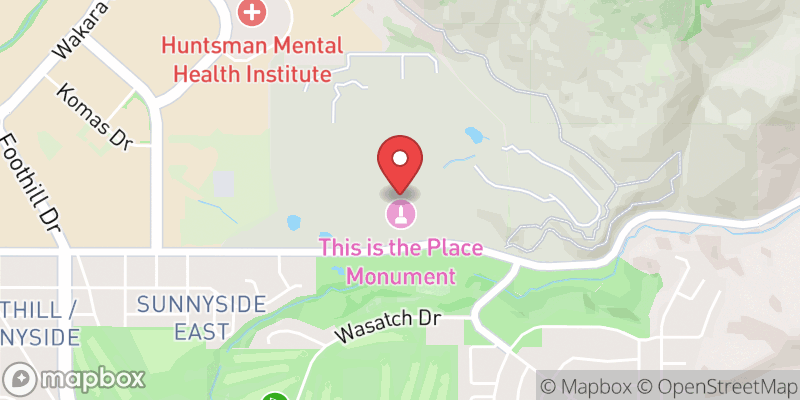Map showing Salt Lake City