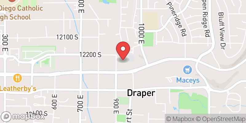 Map showing Draper