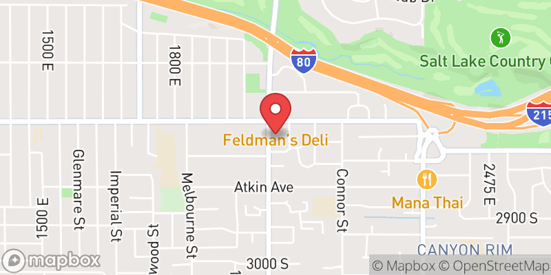 Map showing Salt Lake City