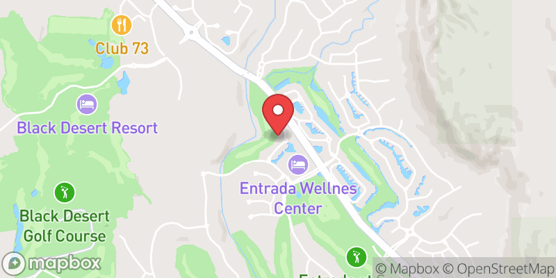 Map showing St. George