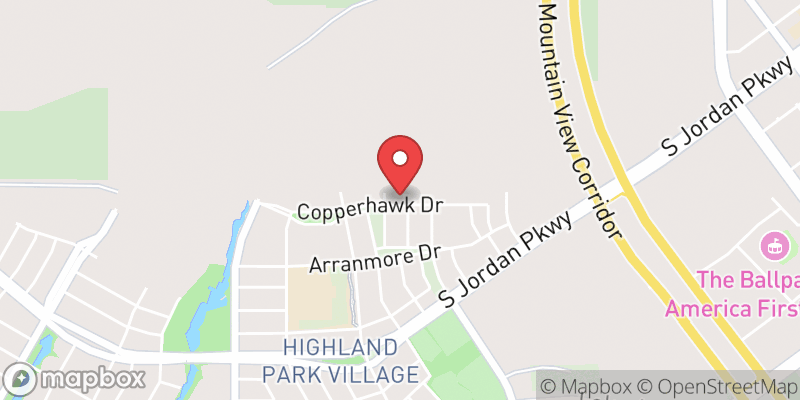 Map showing South Jordan