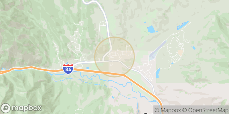 Approximate map area near Morgan