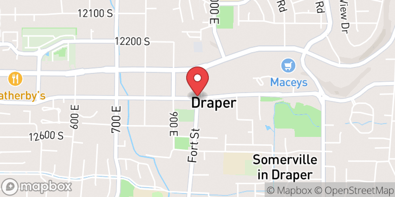 Map showing Draper