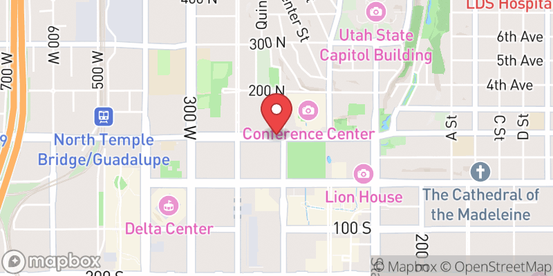 Map of Salt Lake Temple