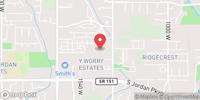 Map of Jordan River Utah Temple