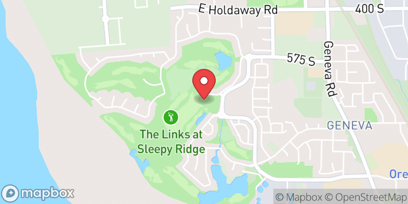 Map showing Orem