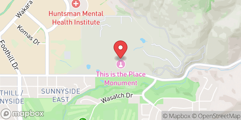 Map showing Salt Lake City