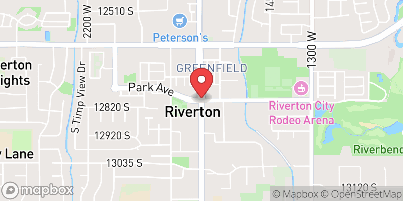 Map showing Riverton