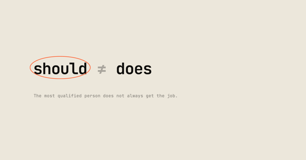 Why the best-qualified applicant loses out: trust, visibility, fit, and perceived risk shape offers.