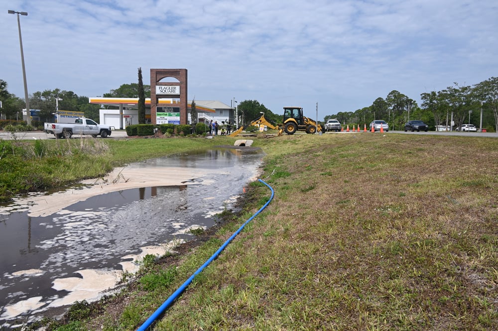 wasted water