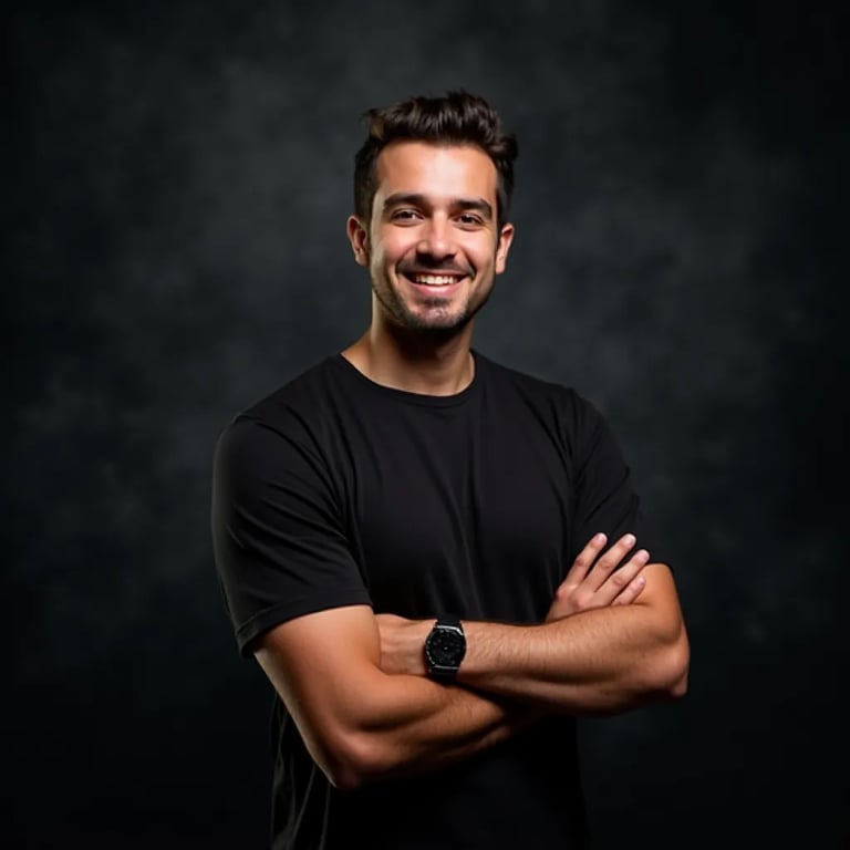 Ejemplo de foto de perfil Bumble exitosa con fondo neutro