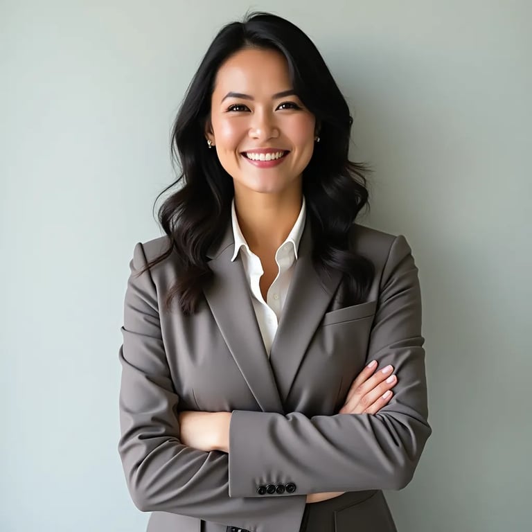 Example of suitable attire for a LinkedIn photo