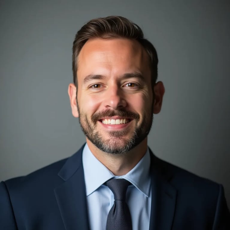 Exemplo de traje adequado para uma foto no LinkedIn