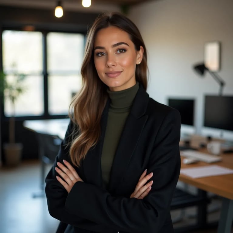 Beispiel für angemessene Kleidung für ein LinkedIn-Foto