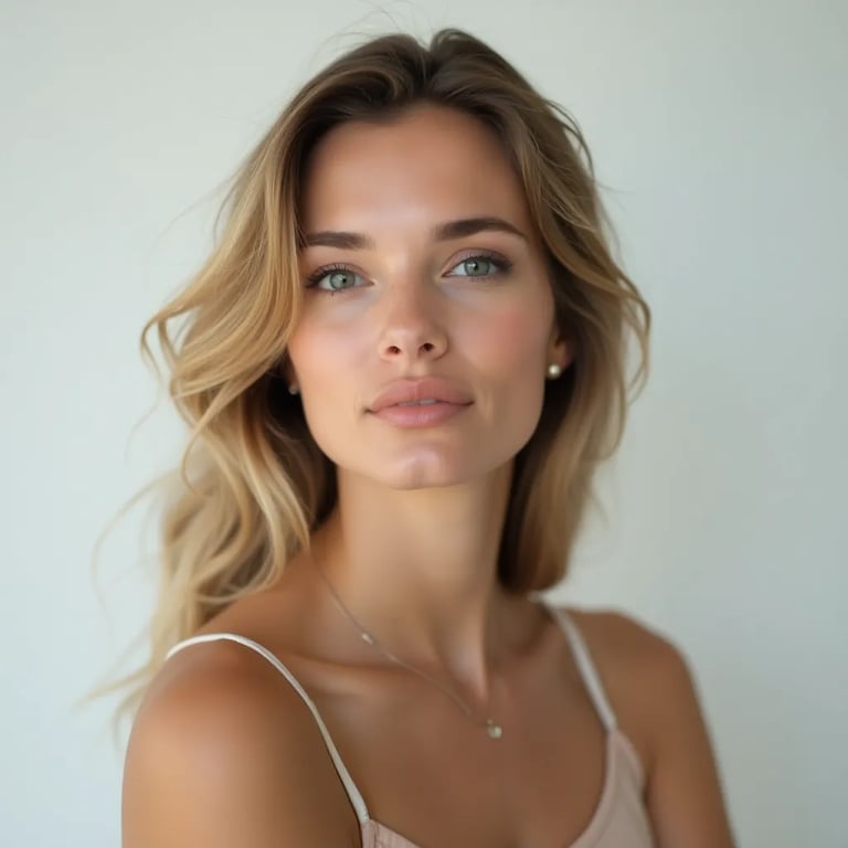 Realistic AI-generated professional portrait with ProPhoto
