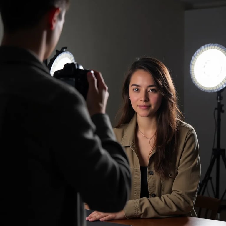 Portrait LinkedIn professionnel d'un homme en costume sur fond clair