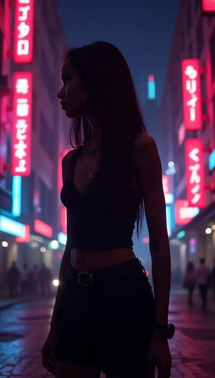 Photo example — Transform your image into a futuristic cyberpunk