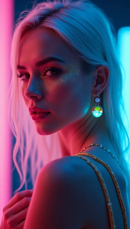 Photo example — Transform your image into a futuristic cyberpunk