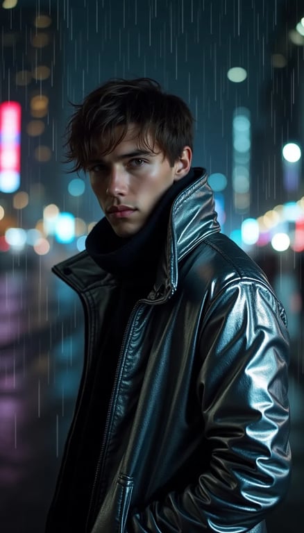 Photo example — Transform your image into a futuristic cyberpunk