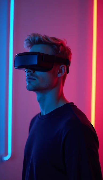 Photo example — Transform your image into a futuristic cyberpunk