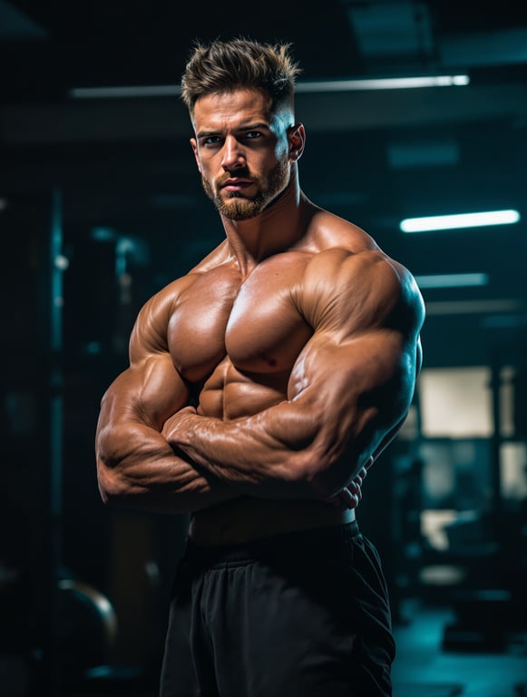 Photos fitness et sport générées par IA