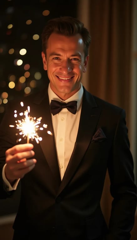 Chic New Year's Eve visuals that are realistic and quick — Photo example 4