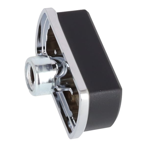 Control Knob Switch, Black & Silver 