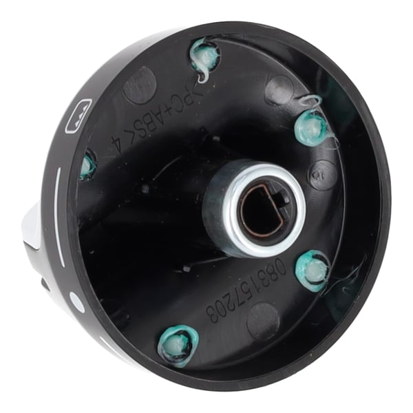 Knob Black Chrome Top Oven 