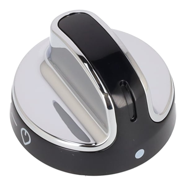 Gas Control Knob, Black Chrome 