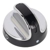 New World Cooker & Hob Gas Control Knob, Black Chrome - Image 1