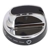 New World Cooker & Hob Gas Control Knob, Black Chrome - Image 2