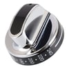 Belling Cooker & Hob Knob Black And Chrome - Image 1
