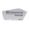 Husqvarna Chainsaw Label - Image 2