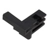 Hotpoint Cooker & Hob DOOR FRAME-GLASS BRKT,BOT RH,FSR,24",BLK - Image 1