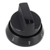 Indesit Cooker & Hob KNOB - IND BLD ,A CT E ,RAD,BLK - Image 1