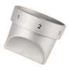 Hotpoint Cooker & Hob Knob Silver - Image 4