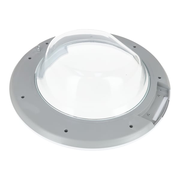 White Door Frame Glass And Handle 